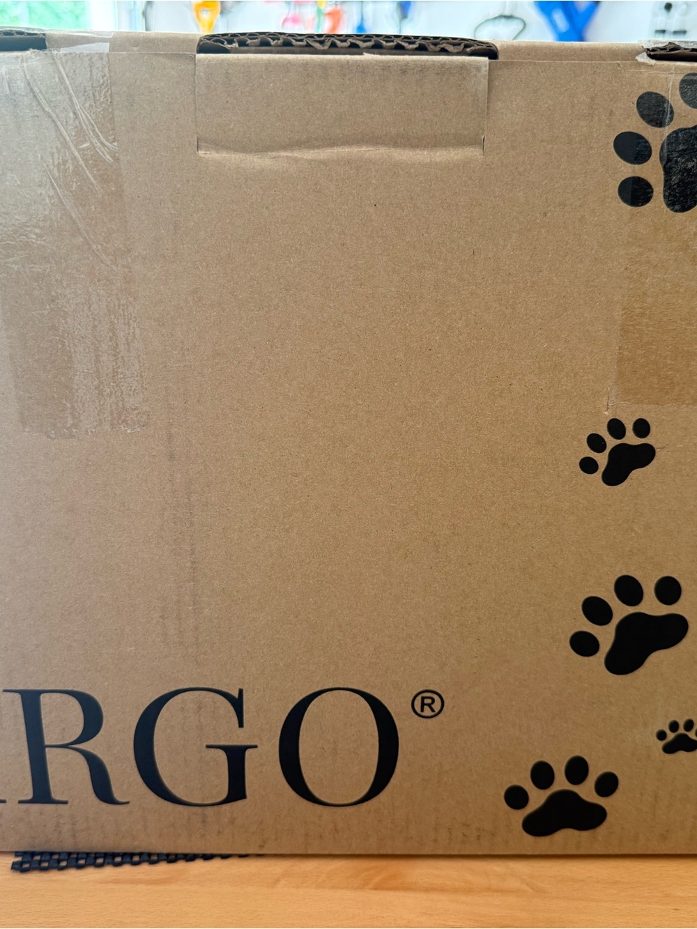 Cream and Tan Small Pet Duffel Carrier - Picture 5 of 11